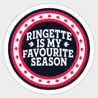 Ringette is my favourite season Sticker